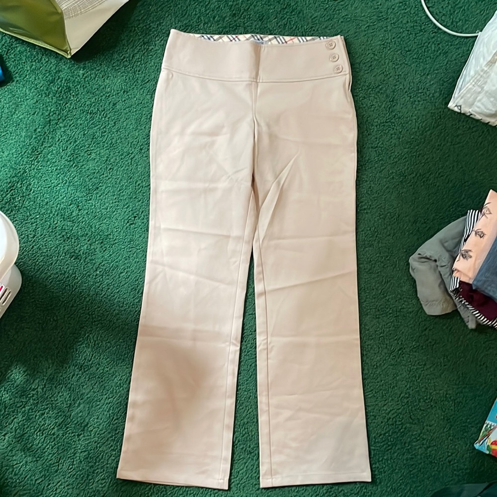 Never worn tan girls pants. Great for school uniform!